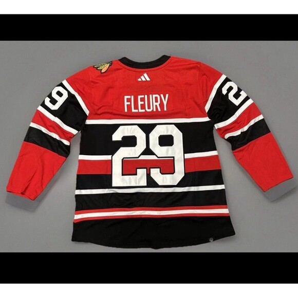 adidas Chicago Blackhawks Retro Authentic Marc Andre Fleury Jersey XL Size 54